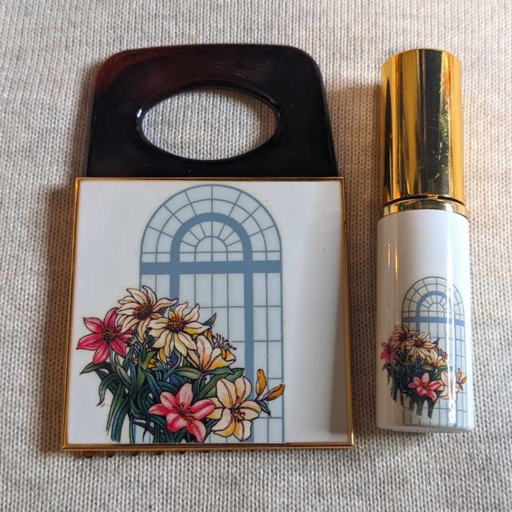 Vintage Set: Mirror, Comb, Atomizer